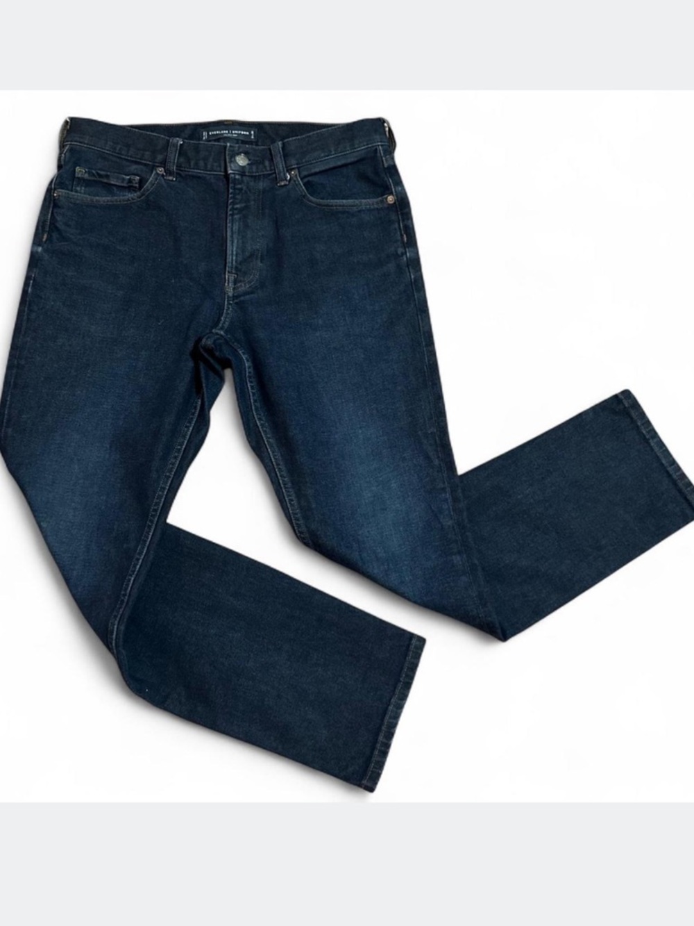 NWOT Everlane Mens Uniform The Slim Dark Wash Denim Jeans Size 31 x 30